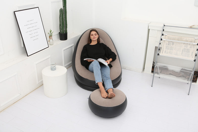 Thicker Inflatable Sofa Lazy Sofa Band Footstool