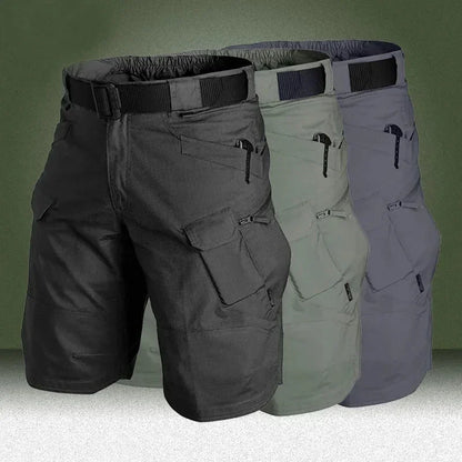 Including Belt Men Hunting Shorts Upgraded Waterproof Quick Dry Multi-pocket Short Pants