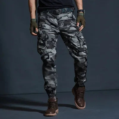 Military Tactical Pants Men's Joggers Camouflage Cargo Casual Pants