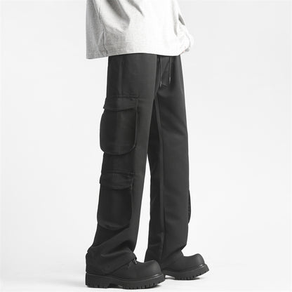 Fashion American Multi-pocket Cargo Pants Men