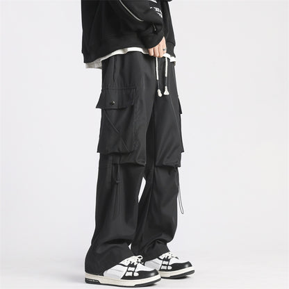 Men's Loose Wide Leg Straight Casual Pants