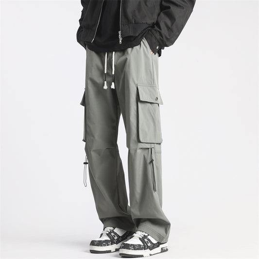 Men's Loose Wide Leg Straight Casual Pants