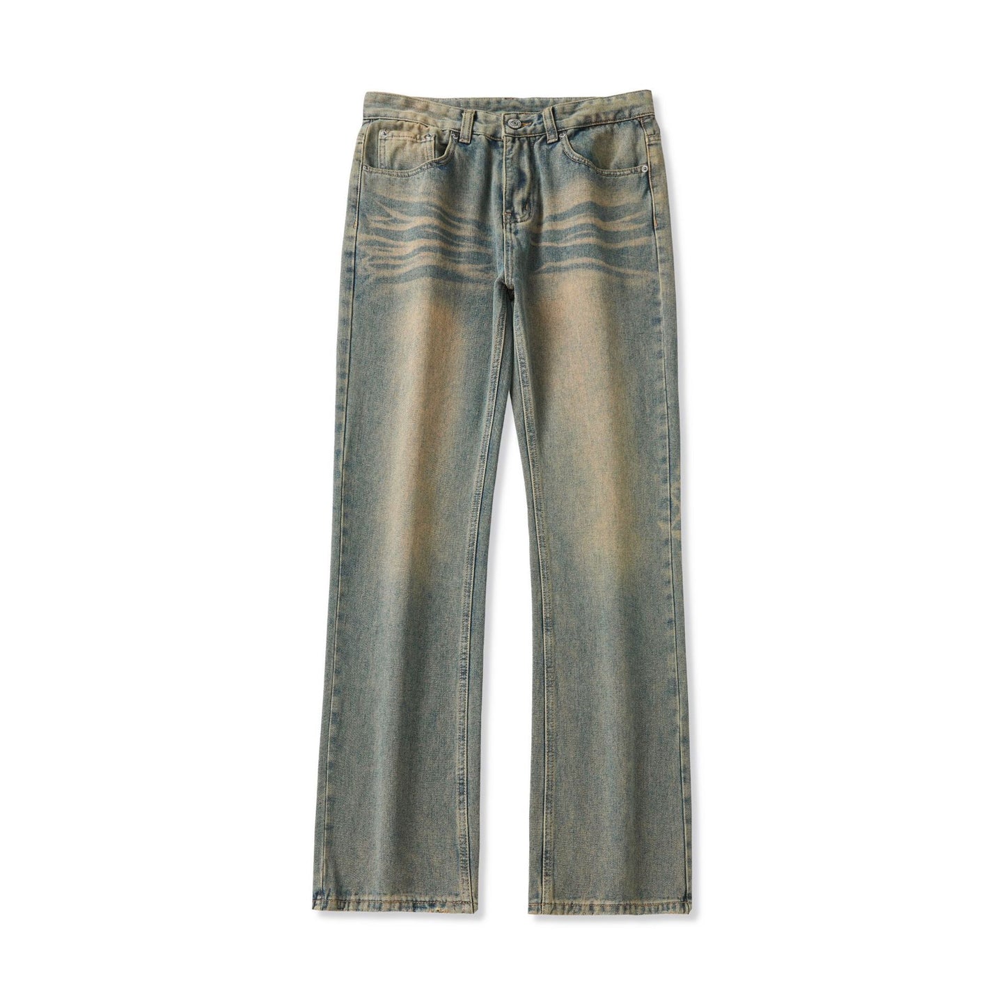 Retro Distressed Skinny Jeans For Men