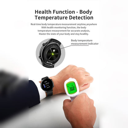 Multifuntional Bluetooth silicone belt smartwatch