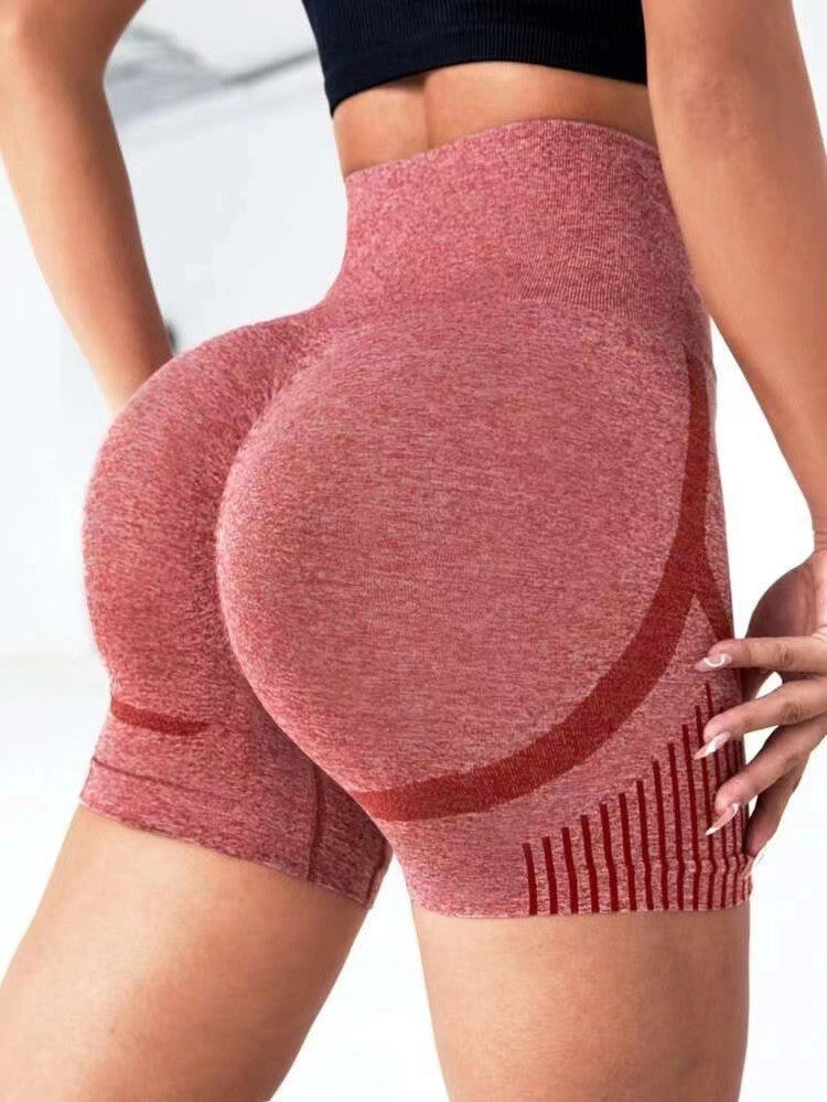 Yoga Leggings Seamless High Elastic High-waist Quick-drying Casual Shorts