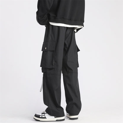 Men's Loose Wide Leg Straight Casual Pants