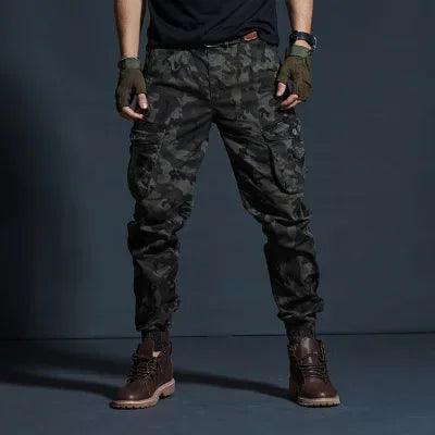 Military Tactical Pants Men's Joggers Camouflage Cargo Casual Pants