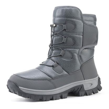 Men And Women Fleece-lined Warm Snow Boots