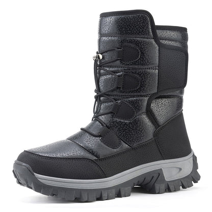 Men And Women Fleece-lined Warm Snow Boots