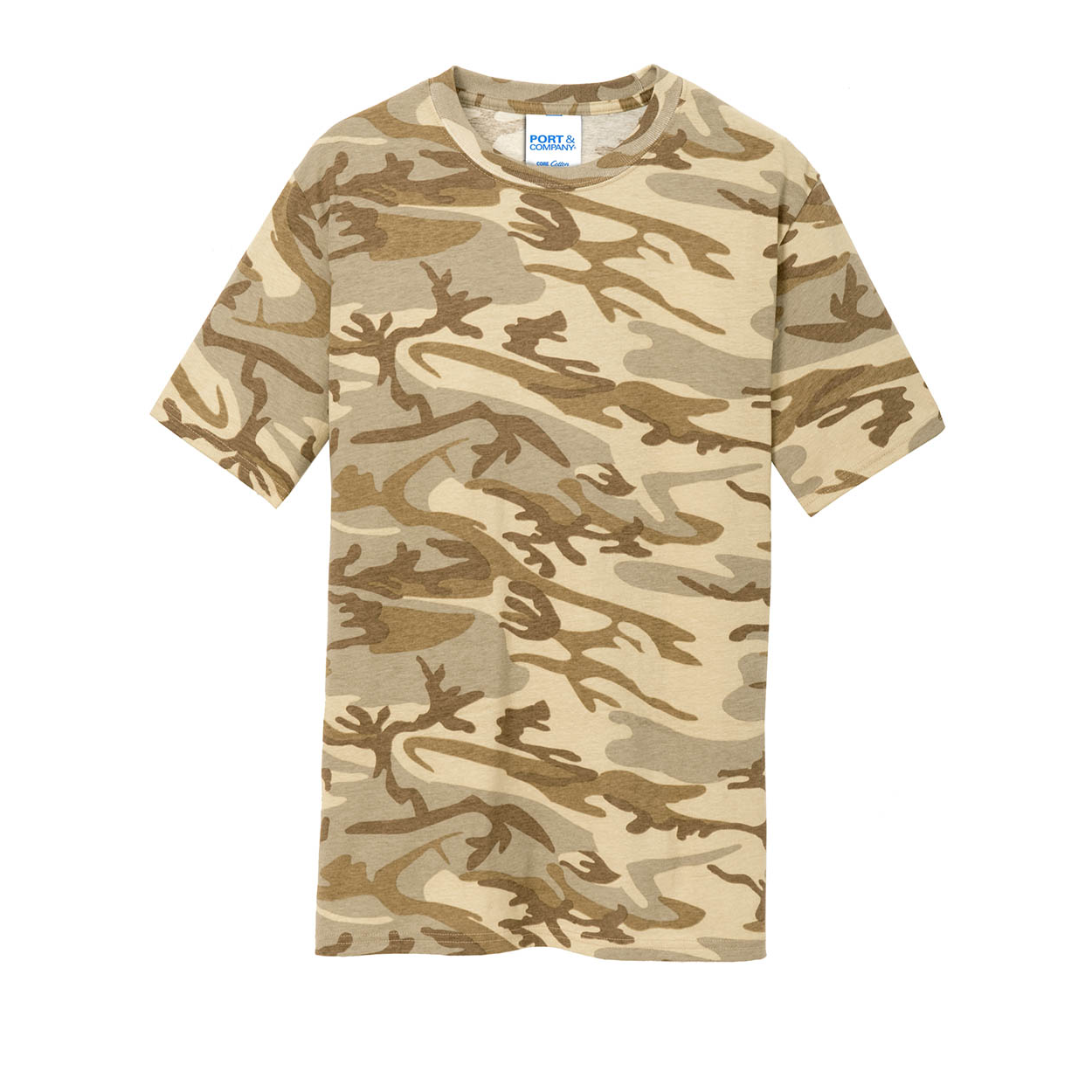 Port & Company® Core Cotton Camo Tee