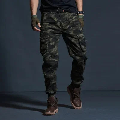 Military Tactical Pants Men's Joggers Camouflage Cargo Casual Pants