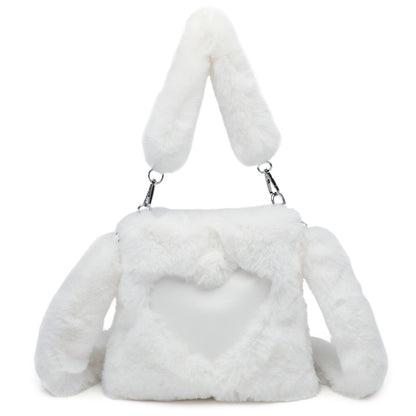 Fluffy Shoulder Bag Top-handle Bag Female Autumn Winter Handbag Plush Tote Girls Fashion Shopping Bags Handbags For Women