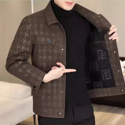 Short Lapels Casual Jacket Coat Male