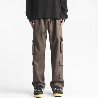 Fashion American Multi-pocket Cargo Pants Men