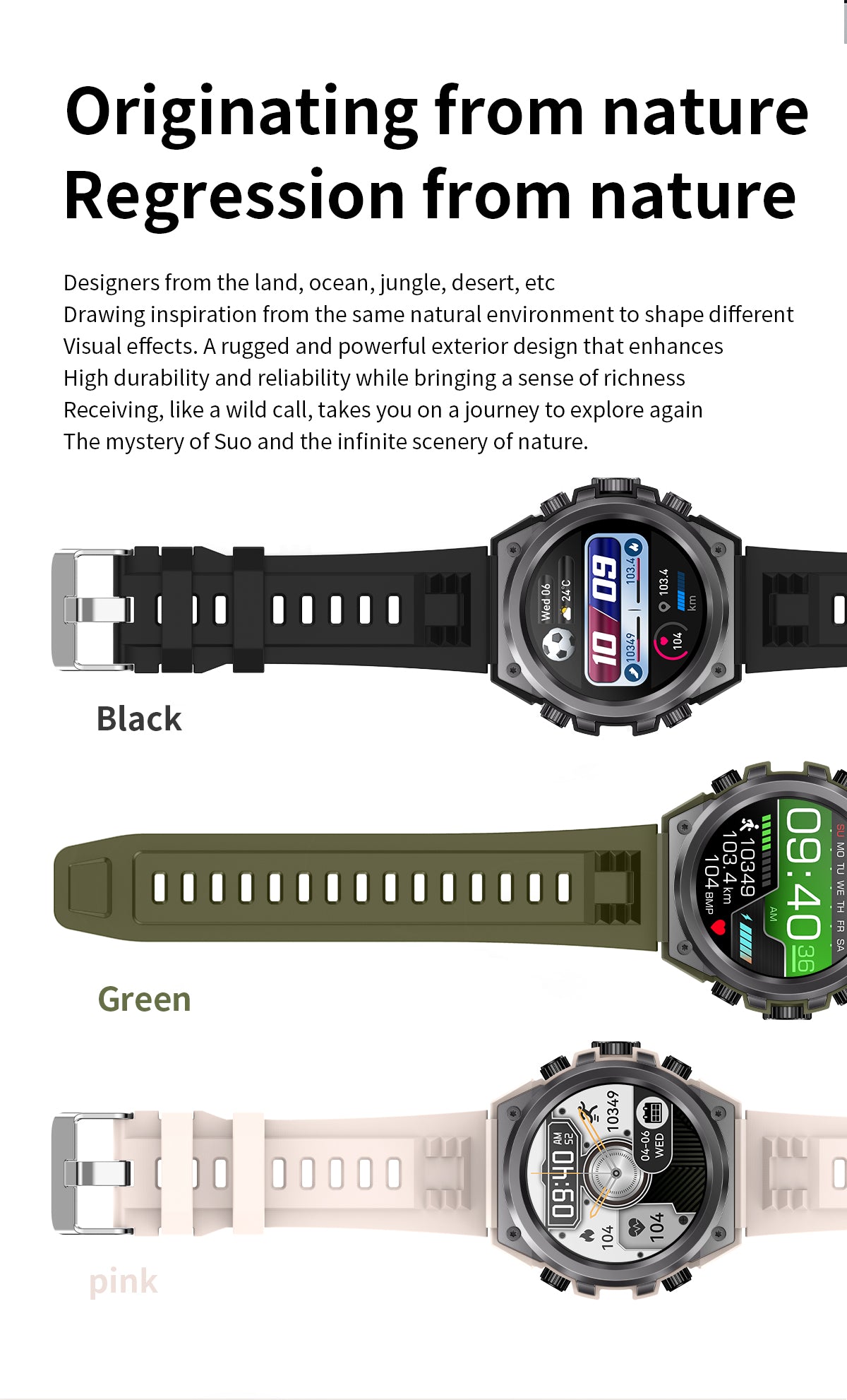 Stylish Outdoor Sports smartwatch