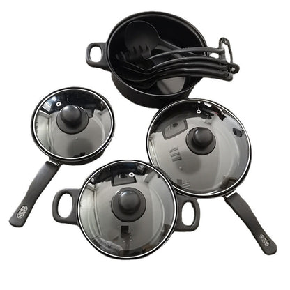 13-piece Suit Non-stick Pan Stockpot Frying Pan