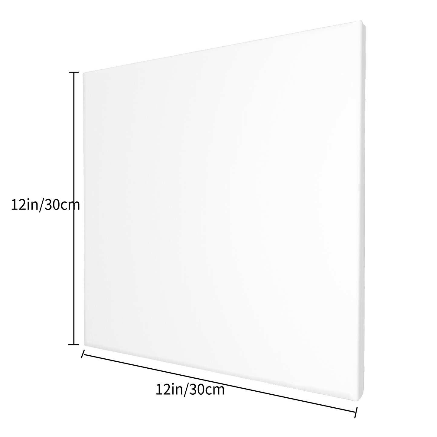 Canvas with Mounting Brackets 12x12in