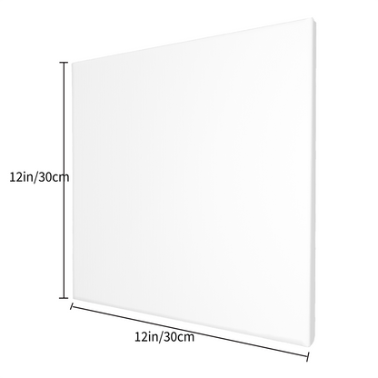 Canvas with Mounting Brackets 12x12in