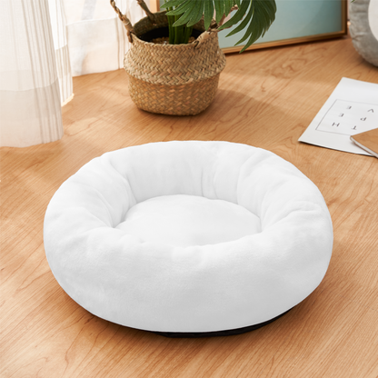 Pet Flannel Round Pet Bed (15X15in)