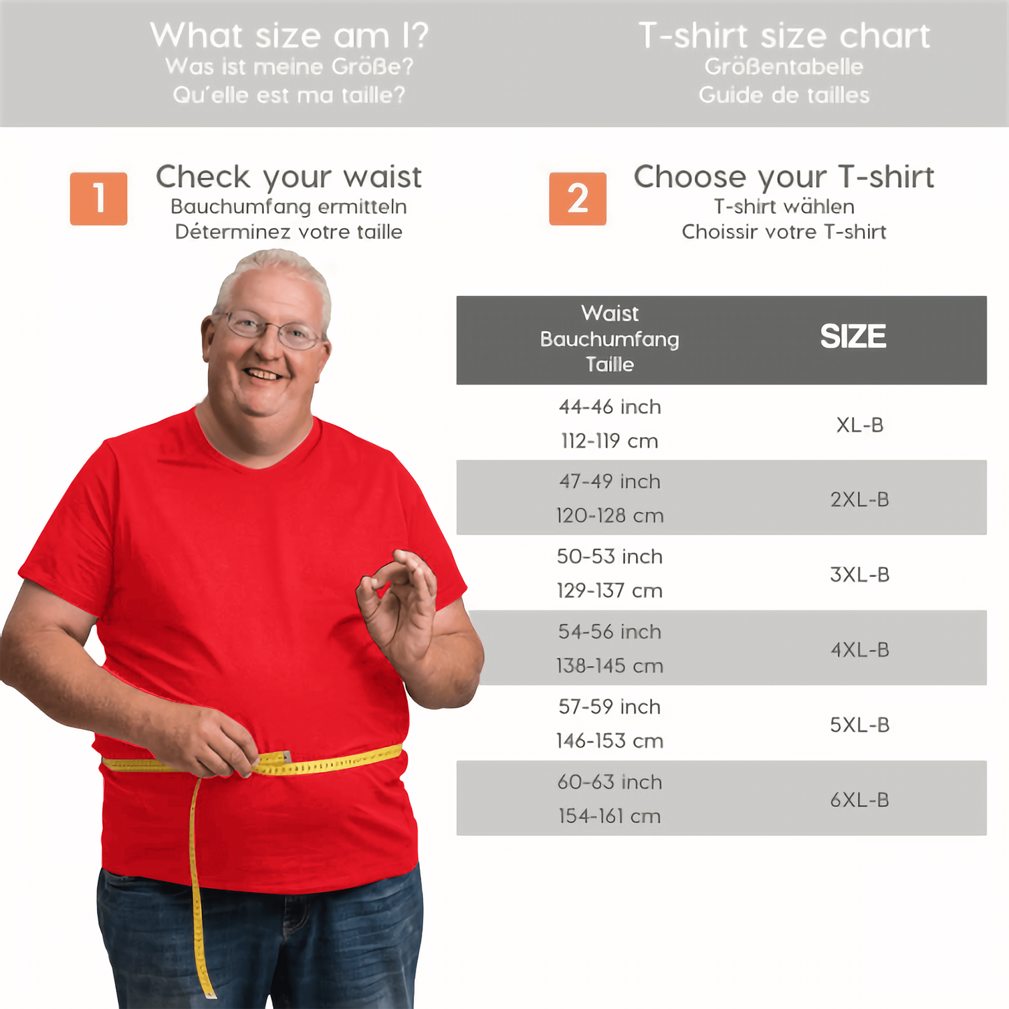 Men's Plus Size T-shirt