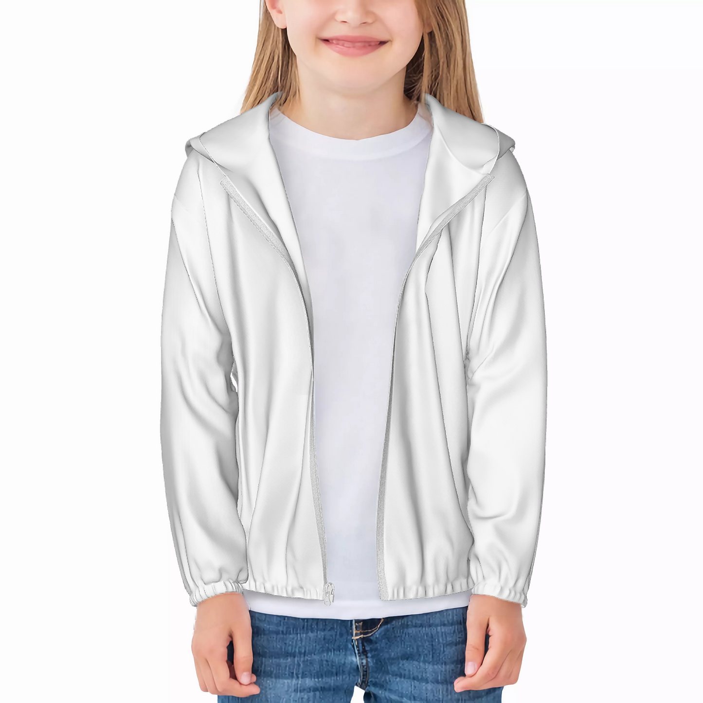 Kids Sun Protective Lightweight Zipper Hoodie